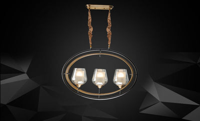 نجفة LM-19136A-3P-PBK+CAB