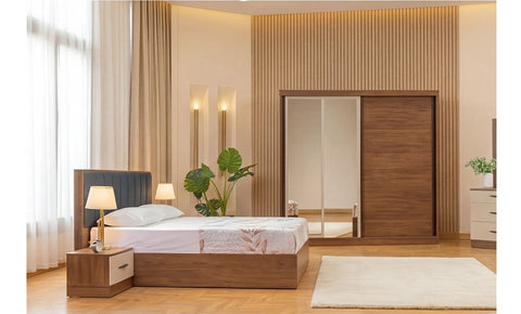 غرفة نوم يارن - دولاب 240 سم - kabbanifurniture