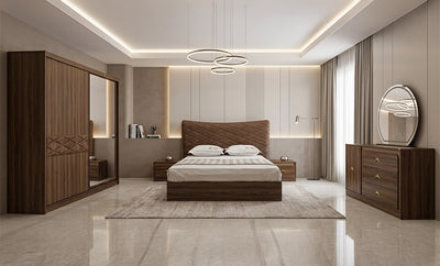 Brown bedroom