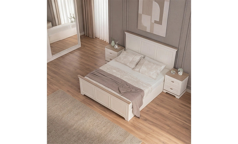 غرفة نوم تيفاني بدولاب جرار - kabbanifurniture