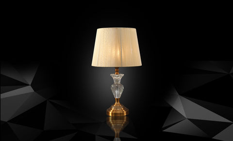 T6062 - CRYSTAL - E27 اباجورة شابو - kabbanifurniture