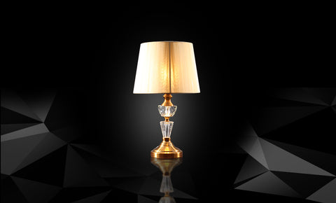 T6061 - CRYSTAL - E27 اباجورة شابو - kabbanifurniture