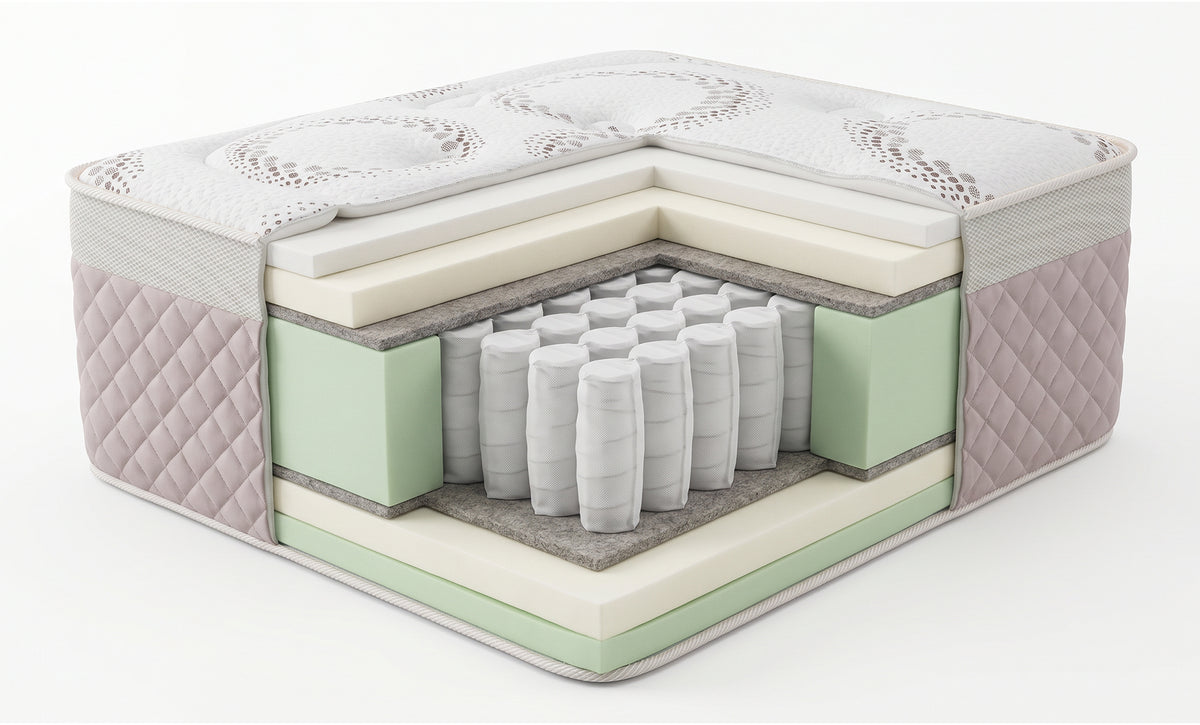 Camellia Mattress – 31 cm (Memory Foam Pocket Spring Mattress) 6