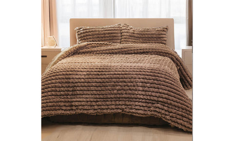 لحاف فرو نيو تون دبل 3 قطع