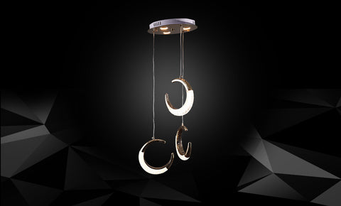 معلقة ليد 80033/ 3+3 - French Gold - kabbanifurniture