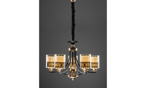 LM80007/5 - BK+FGD نجفة - kabbanifurniture