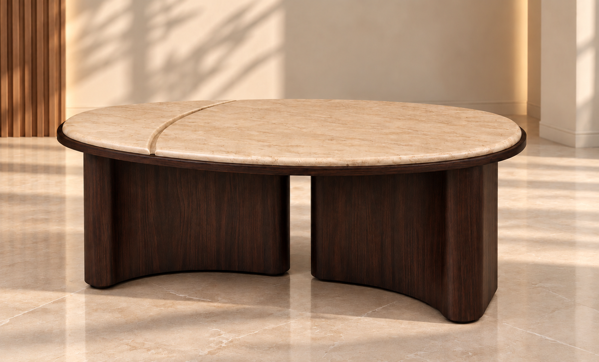 ترابيزة وسط أوفال - KT-368