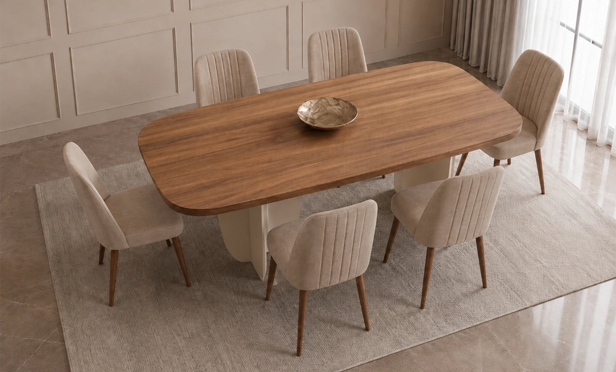 Rio table with 6 chairs