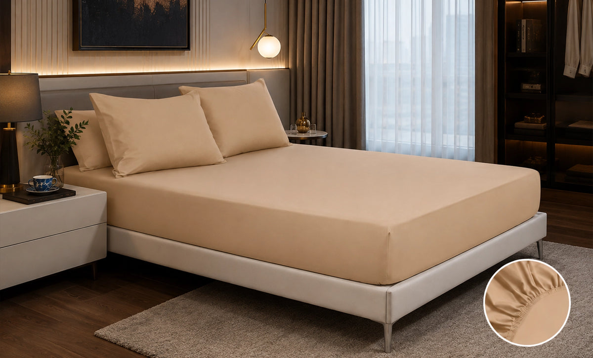 Micro Fitted Single Bed Sheet Set 4 Pieces 1