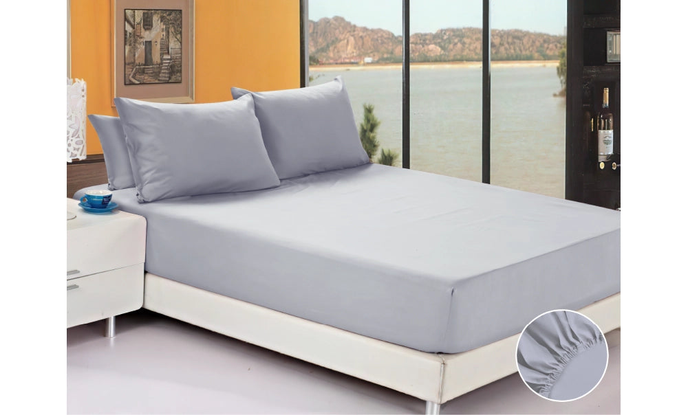 Micro Fitted Single Bed Sheet Set 4 Pieces 1