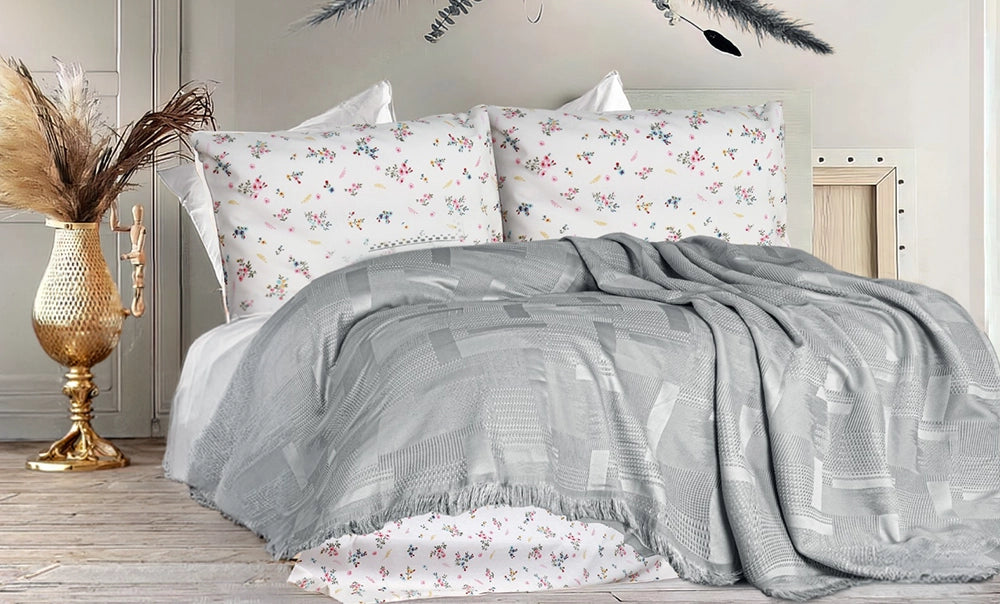 Elegant Double Bedspread Set 6 Pieces