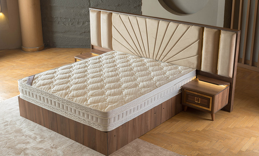 مرتبة لافندر 26 سم (سوست صلبة) - kabbanifurniture