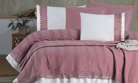 كوفرته زمرد دبل 4 قطع - kabbanifurniture