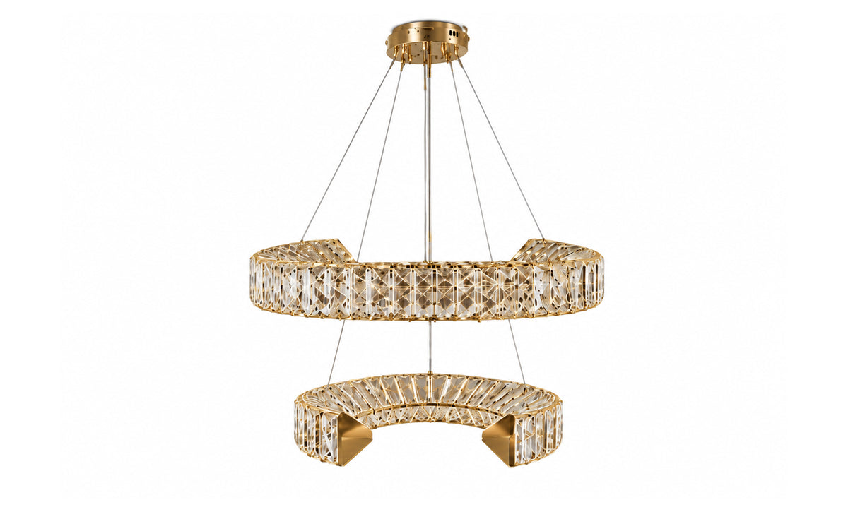 LM - 9960/400+600-C - CRYSTAL LED معلقة 4