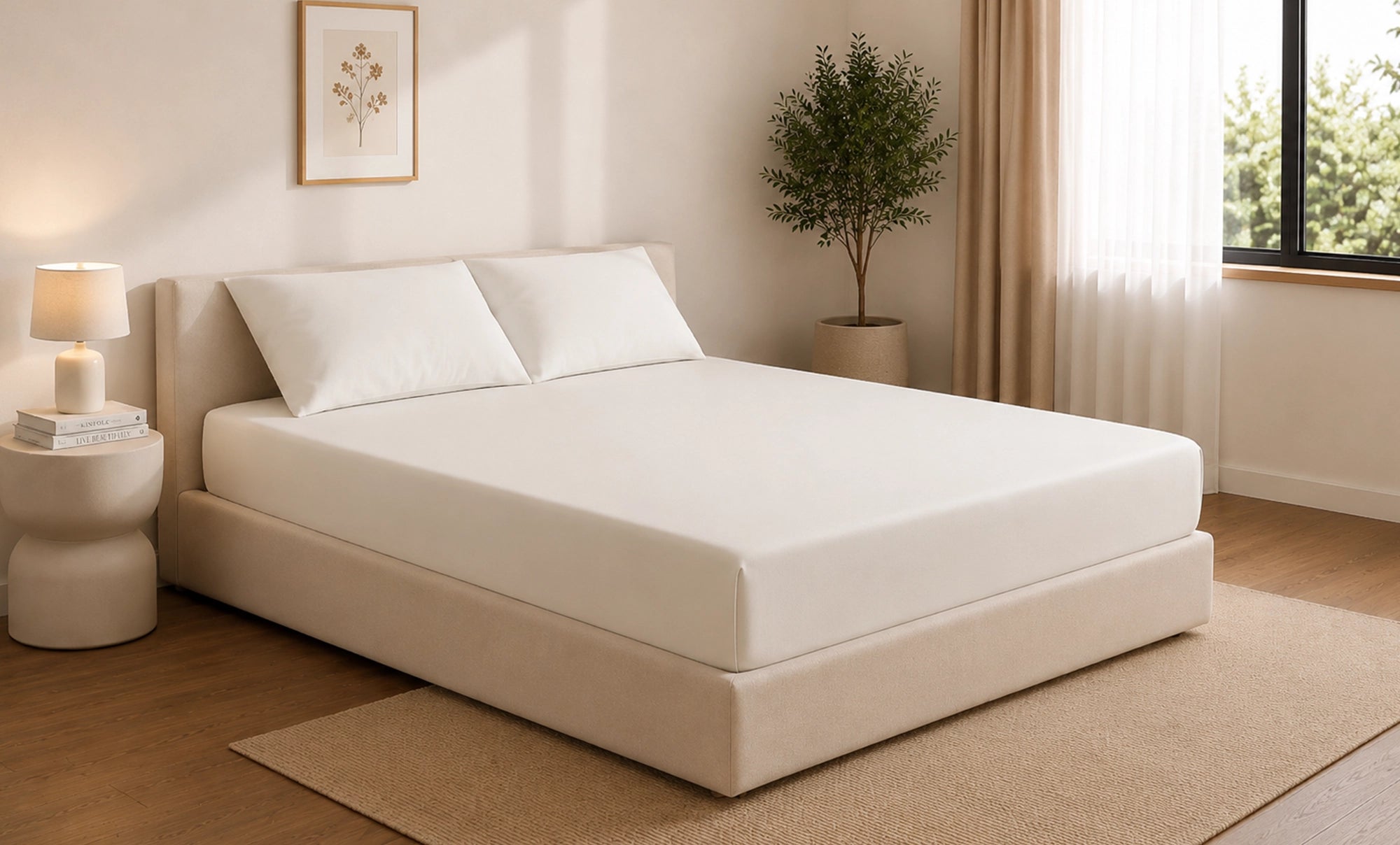 3-Piece Double Blended Fitted Sheet Set