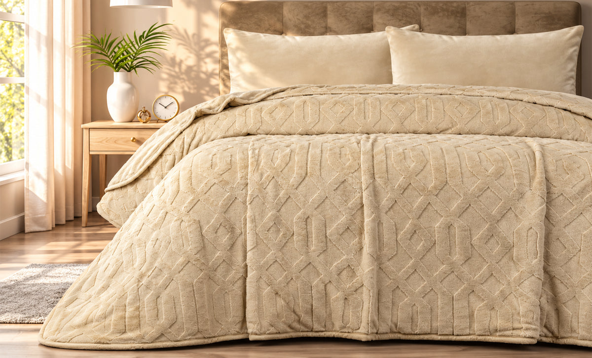 Kabbani Monte Double-Layer Double Blanket