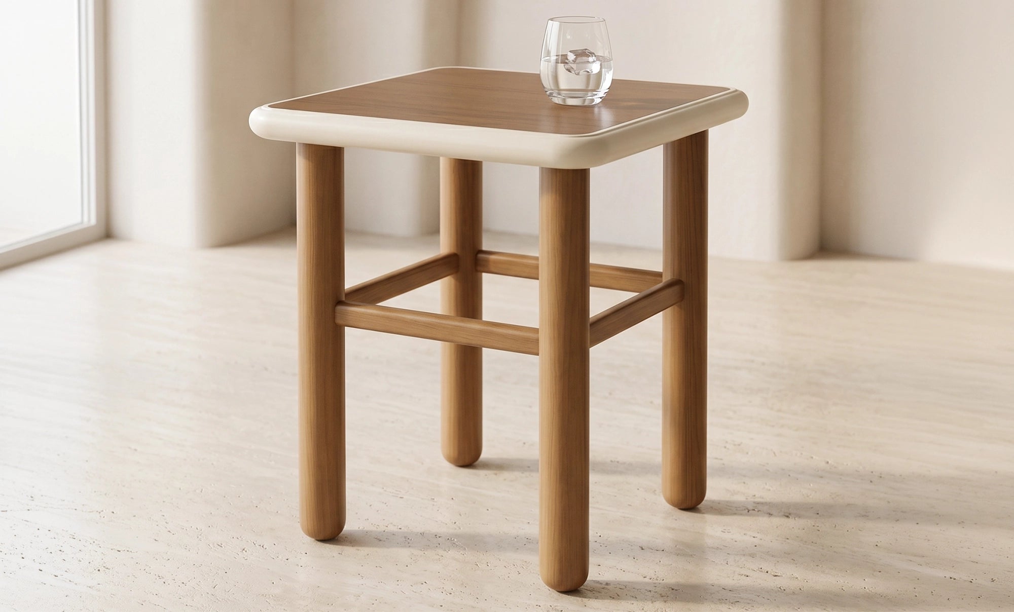 Vitt side table