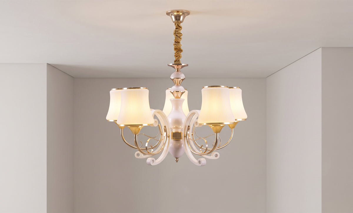 LM7915A/5 - FGD+WT Chandelier 1
