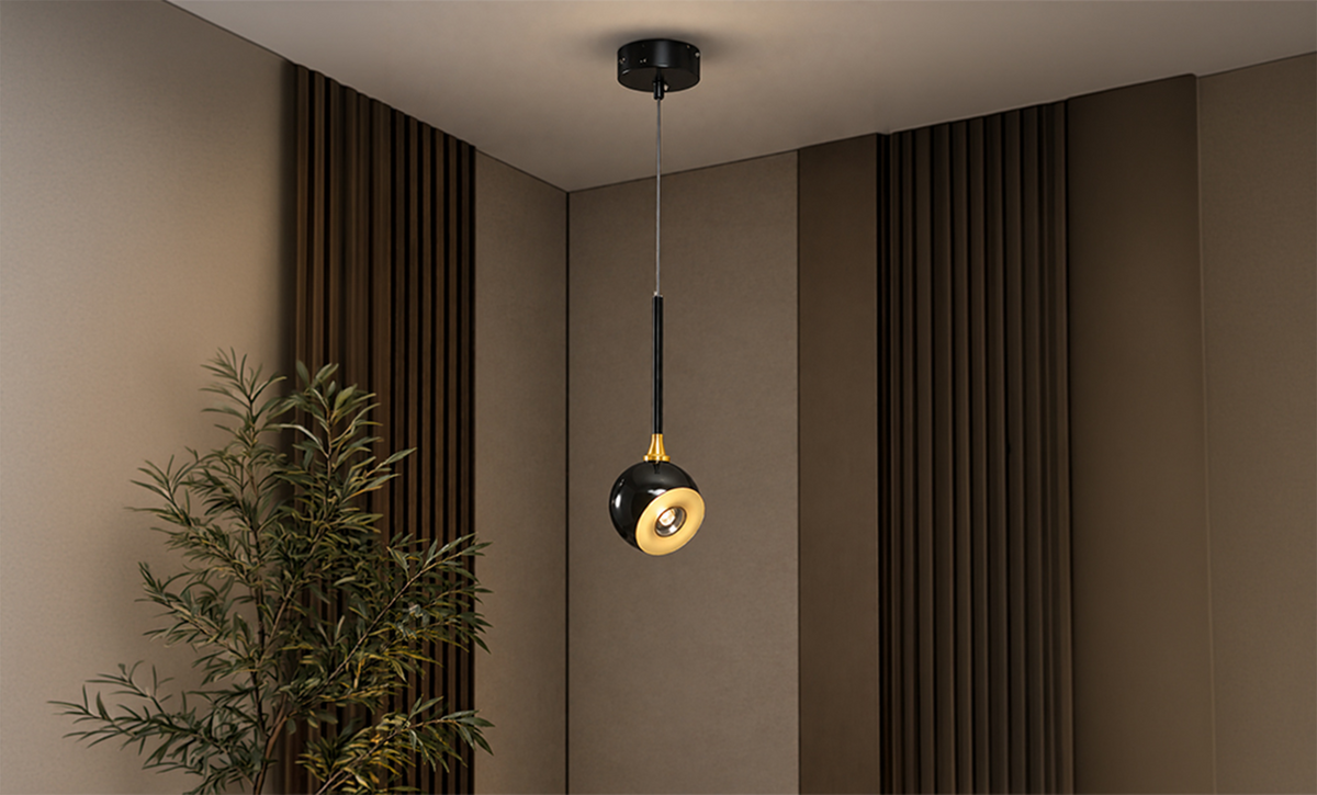 LM - 2344/1L4 - LED -Black-  معلقة ليد 1