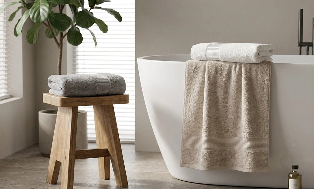 بشكير بليندا 3 قطع جكار - بامبو ناعم - kabbanifurniture