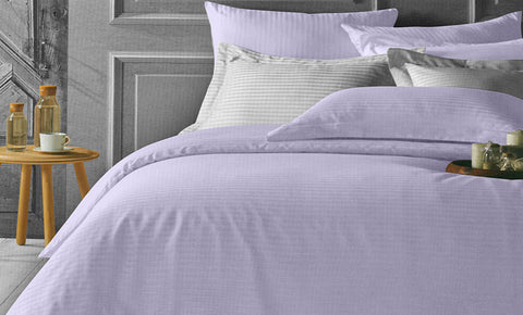 طقم ملايه استيك مقلم دبل 4 قطع - kabbanifurniture