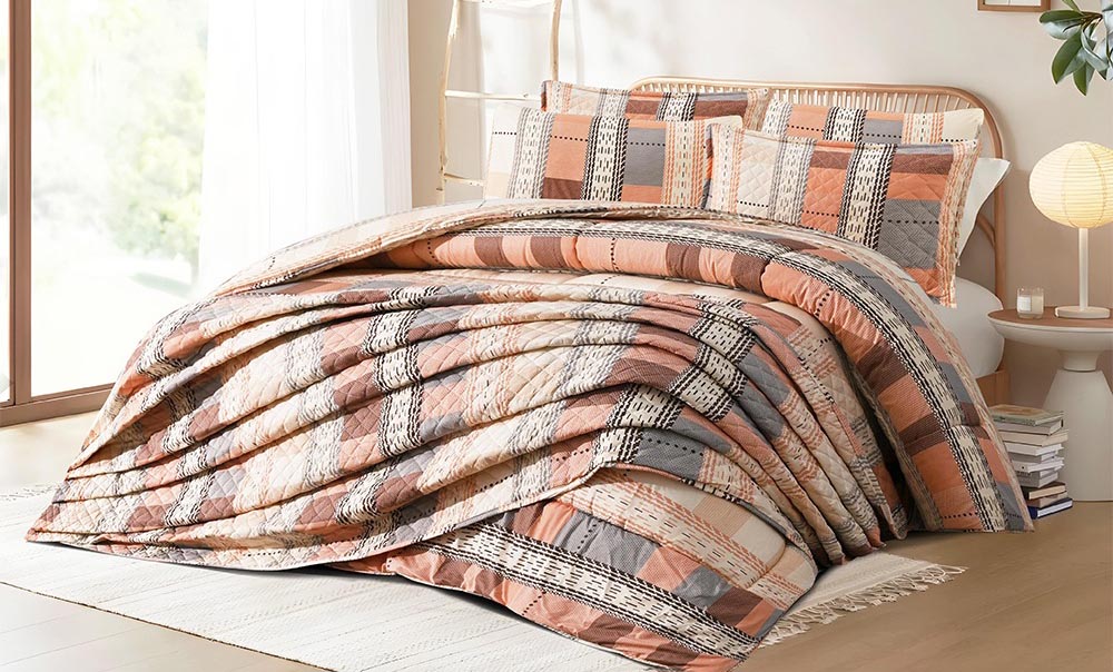 كوفرته كابيتونيه مطبوع سنجل 4 قطع - kabbanifurniture