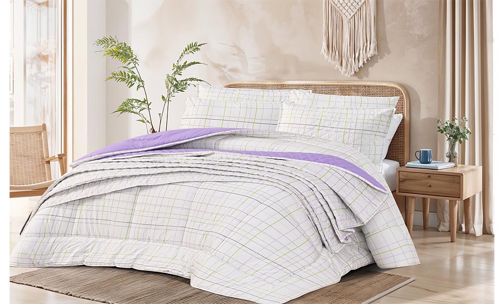 كوفرته كابيتونيه مطبوع سنجل 4 قطع - kabbanifurniture