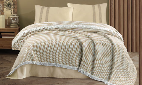 كوفرته لشبونه دبل 4 قطع - kabbanifurniture