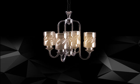 نجفة 27586/4+1 CH/SMOK - kabbanifurniture
