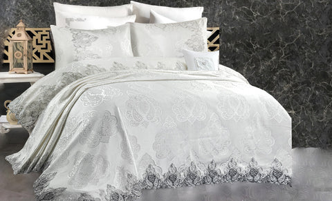 مفرش عروس مالينا 6 قطع - kabbanifurniture
