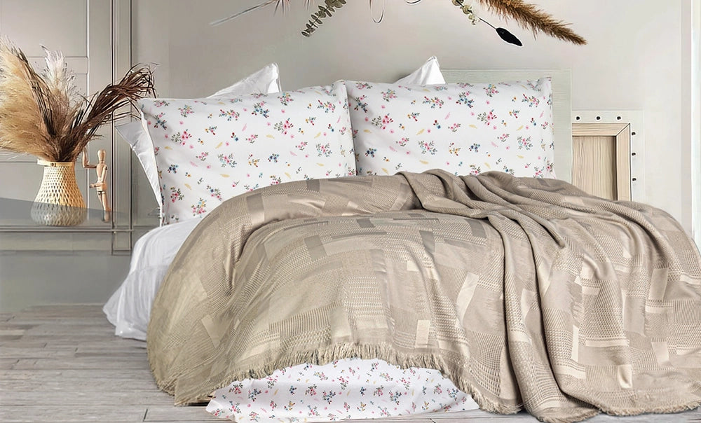 Elegant Double Bedspread Set 6 Pieces 3