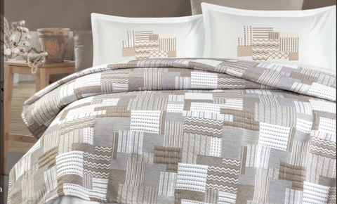 طقم كوفرته باتش وورك دبل 4 قطع - kabbanifurniture