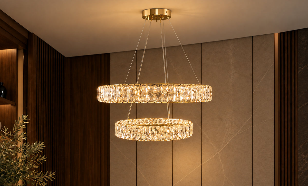 LM - 9959/400+600 - CRYSTAL LED معلقة