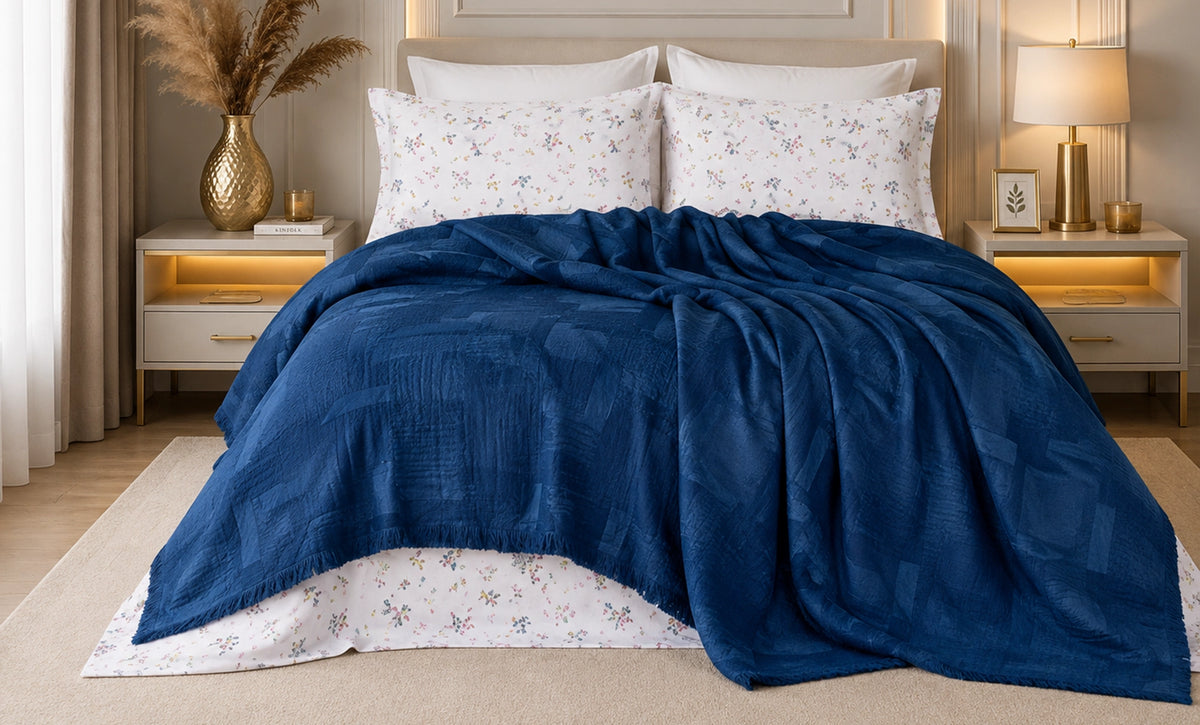 Elegant Double Bedspread Set 4 Pieces
