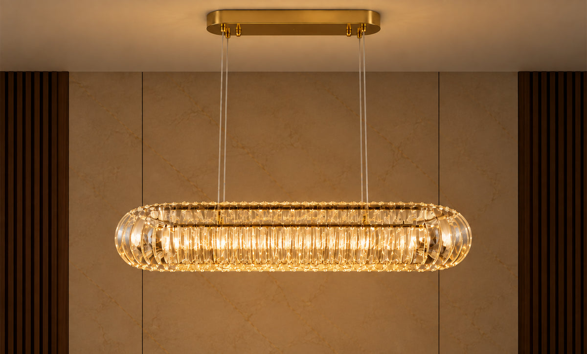 LM - 9970/800*300 Oval - CRYSTAL LED Pendant 1