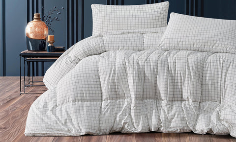 طقم لحاف فندقي كاروه دبل 3 قطع