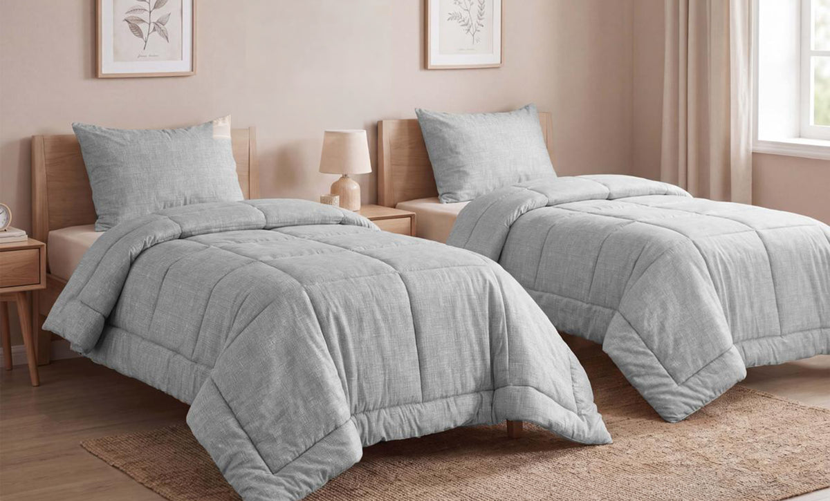 4-Piece Milano Blanket Comforter Single Set