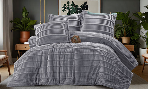 لحاف مقلم بلس دبل - kabbanifurniture