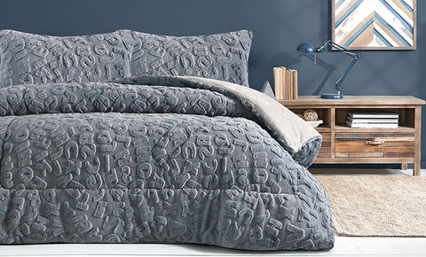 طقم لحاف شتوي فرو سنجل 4 قطع - 1621