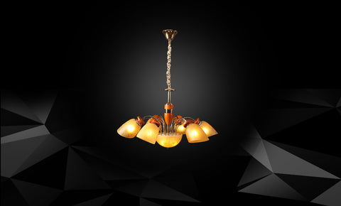 نجفة  3678A/6+2  FRGD - kabbanifurniture