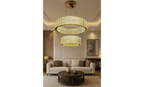 A6171/500+300 معلقة كريستال - kabbanifurniture