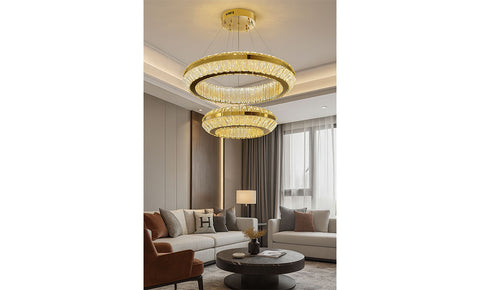 A6161/600+400 معلقة كريستال - kabbanifurniture