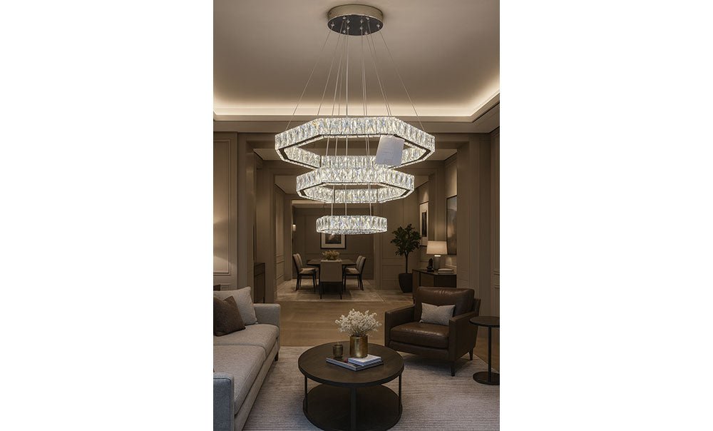 30901/650+430+250 معلقة كريستال - kabbanifurniture