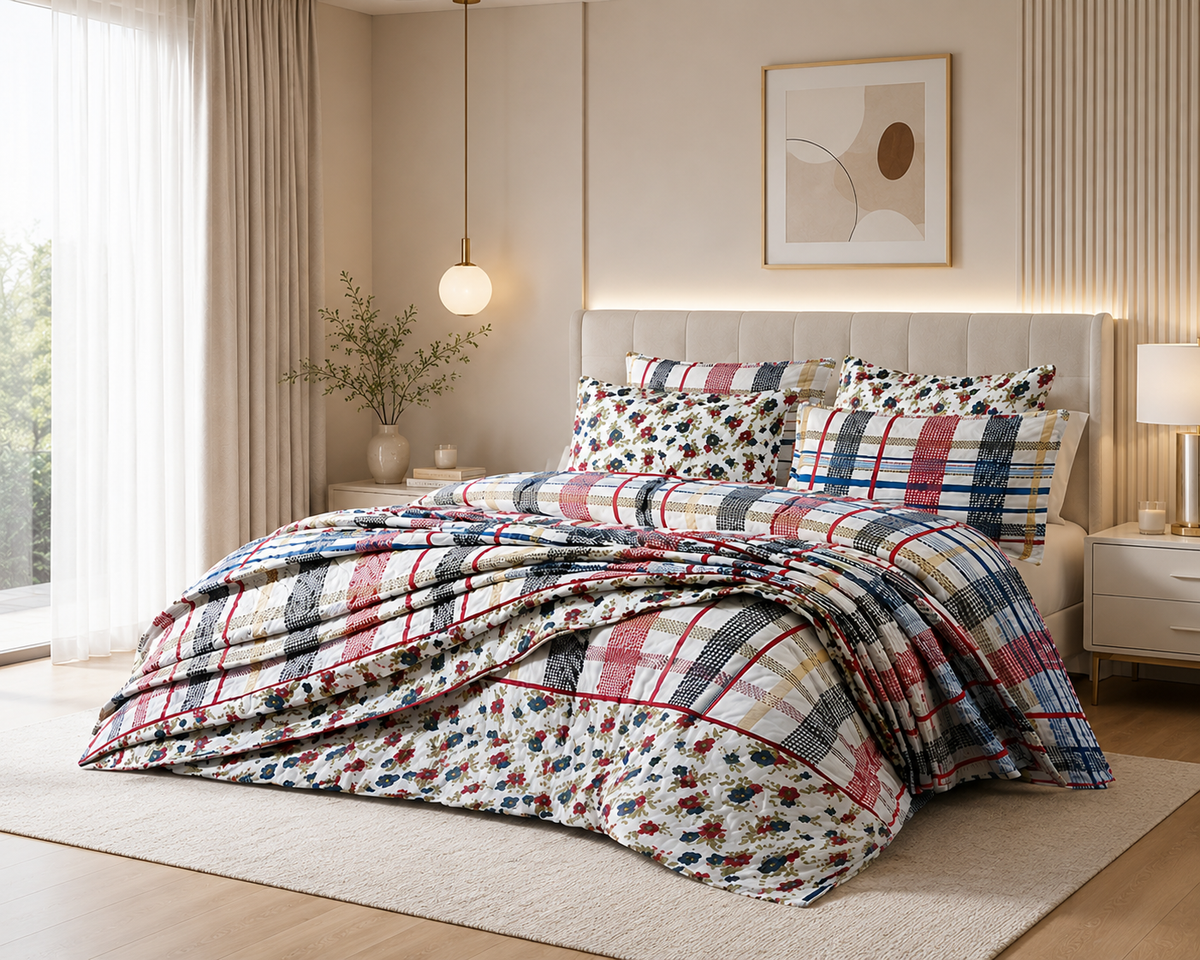 Single Winter Quilt Set 3 Pieces - 234