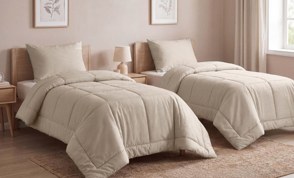 4-Piece Milano Blanket Comforter Single Set