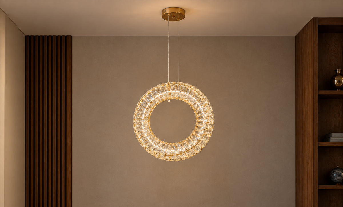 LM - 9959/400-A - طولى  CRYSTAL LED معلقة