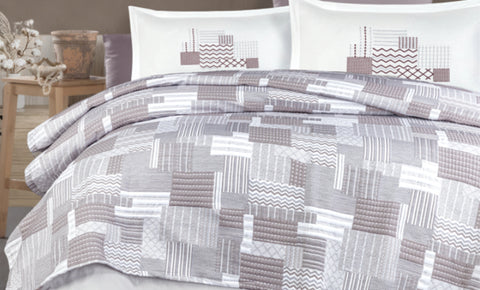 طقم كوفرته باتش وورك دبل 4 قطع - kabbanifurniture