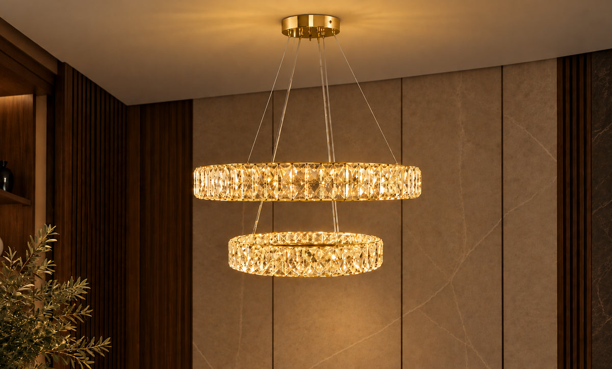 LM - 9959/400+600 - CRYSTAL LED معلقة