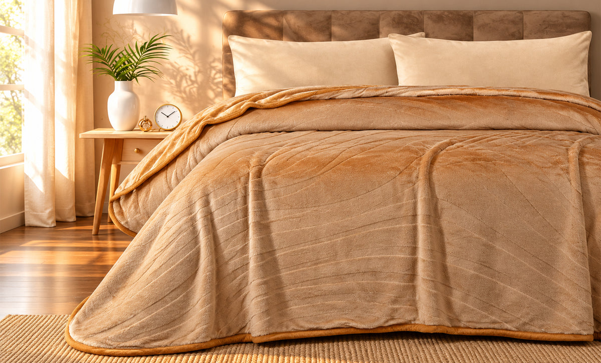 Kabbani Monte Double-Layer Double Blanket