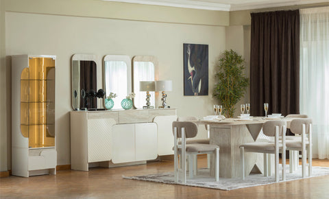 غرفة سفرة مرمر - kabbanifurniture